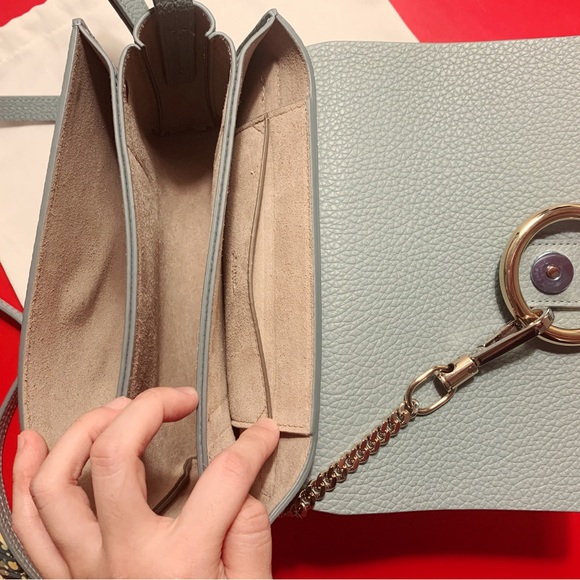 Chloe Faye Crocodile-effect Shoulder Bag - Picture 3 of 4